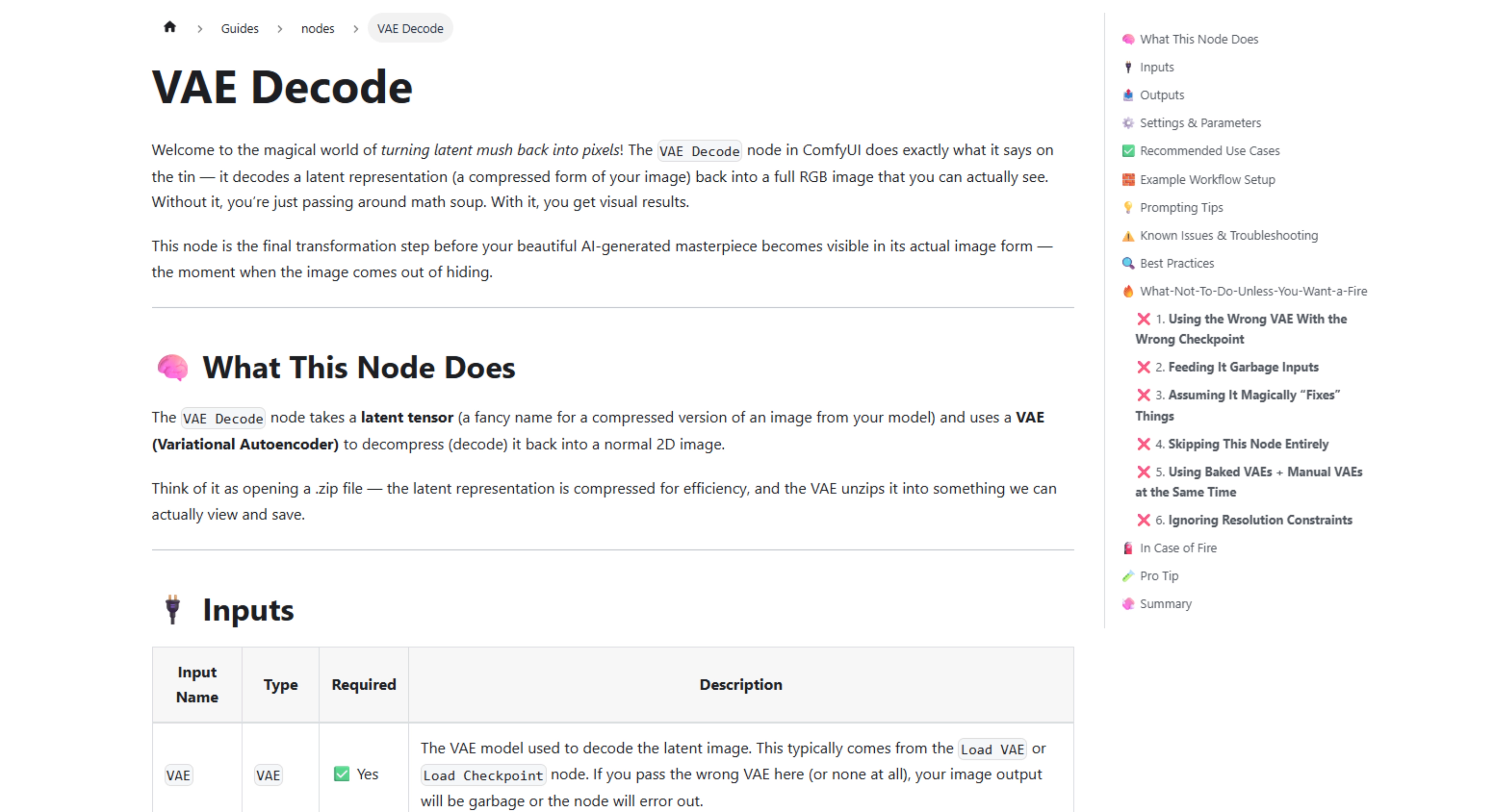 workflow Documentation Example